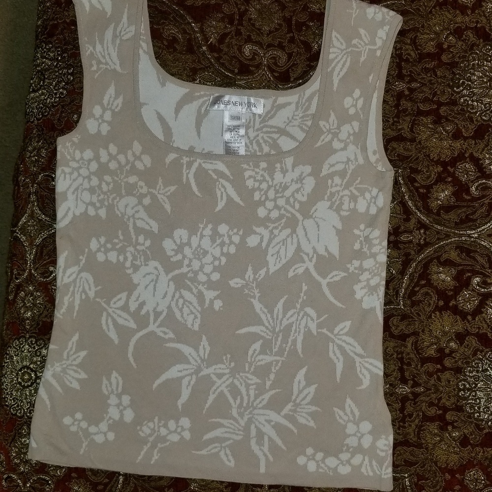 Beige & Tan Top